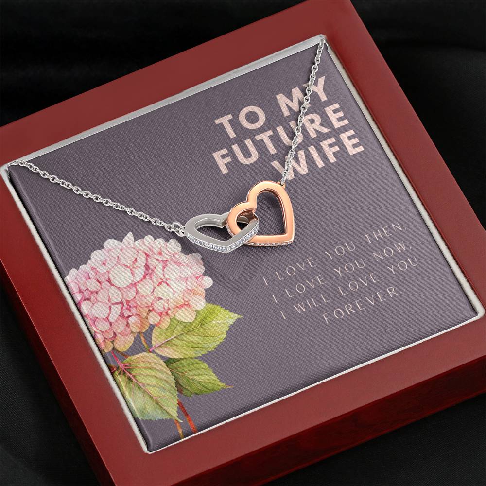 Wedding Engagement Necklace Gift To My Girlfriend On Her Birthday Valentine's Day Forever Love Pendent Gift From Future Husband