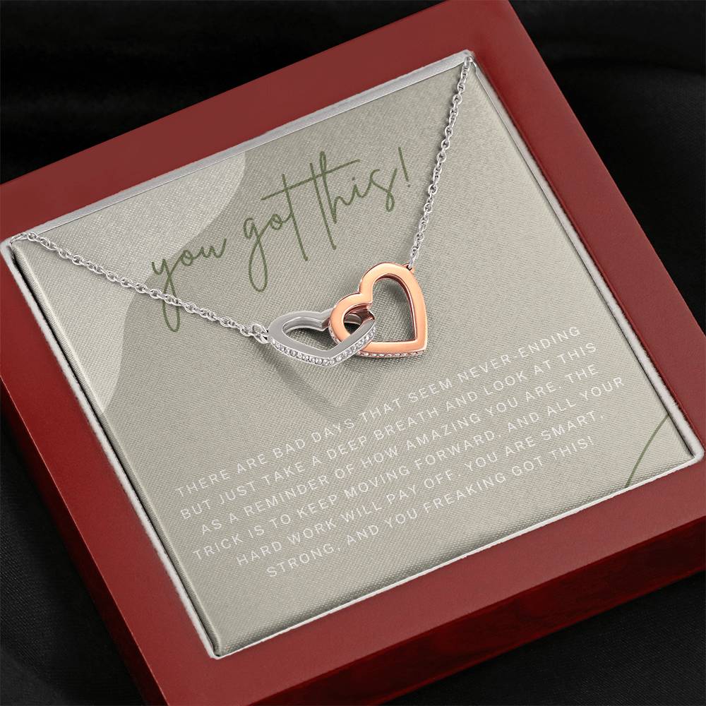 Motivational Inspirational Gift for Her, Gift Necklace for Sister Friend Coworker