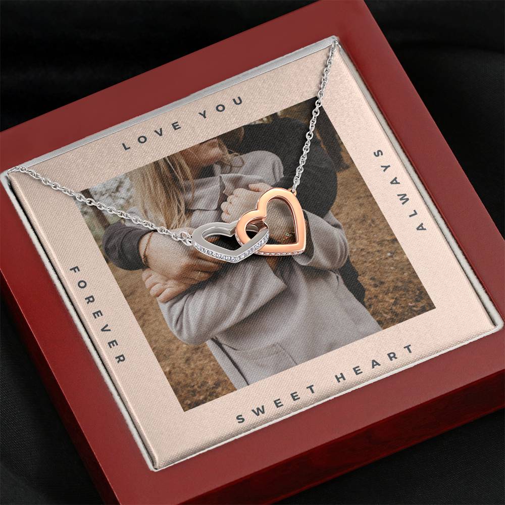 Necklace Gift To My Wife Mother Girlfriend Sister Daughter Pendent With The Message Card On Mother's Day Birthday Wedding Gift