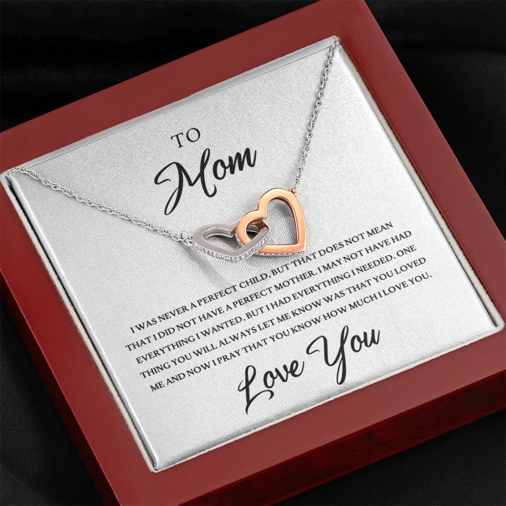 Mother's Day Gift, Mom Necklace, Name Necklace, Mothers Day Gift From Son, Gift Set for Mom, To My Other Mom, Foster Mom Gift,
