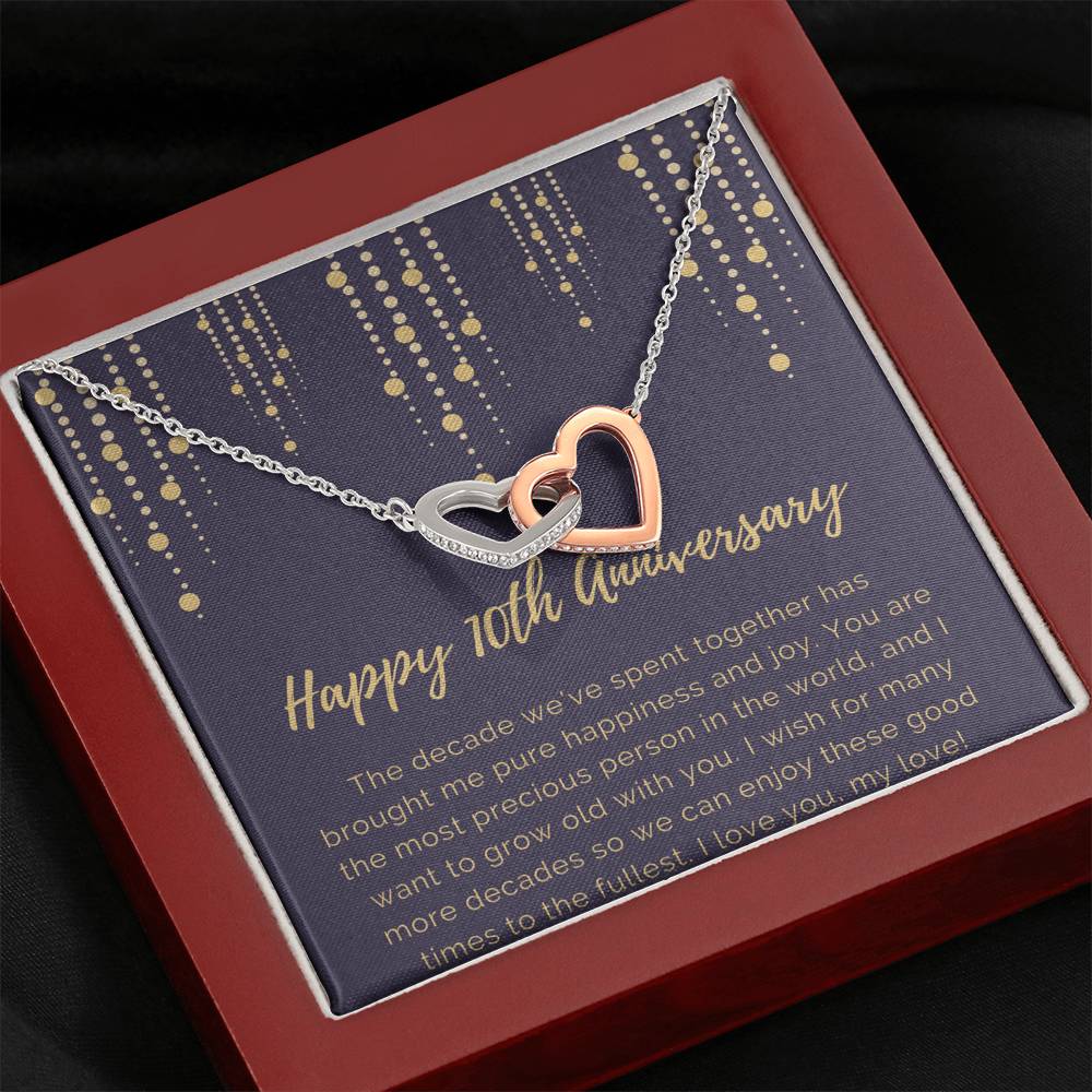 43 Interlocking Hearts Necklace
