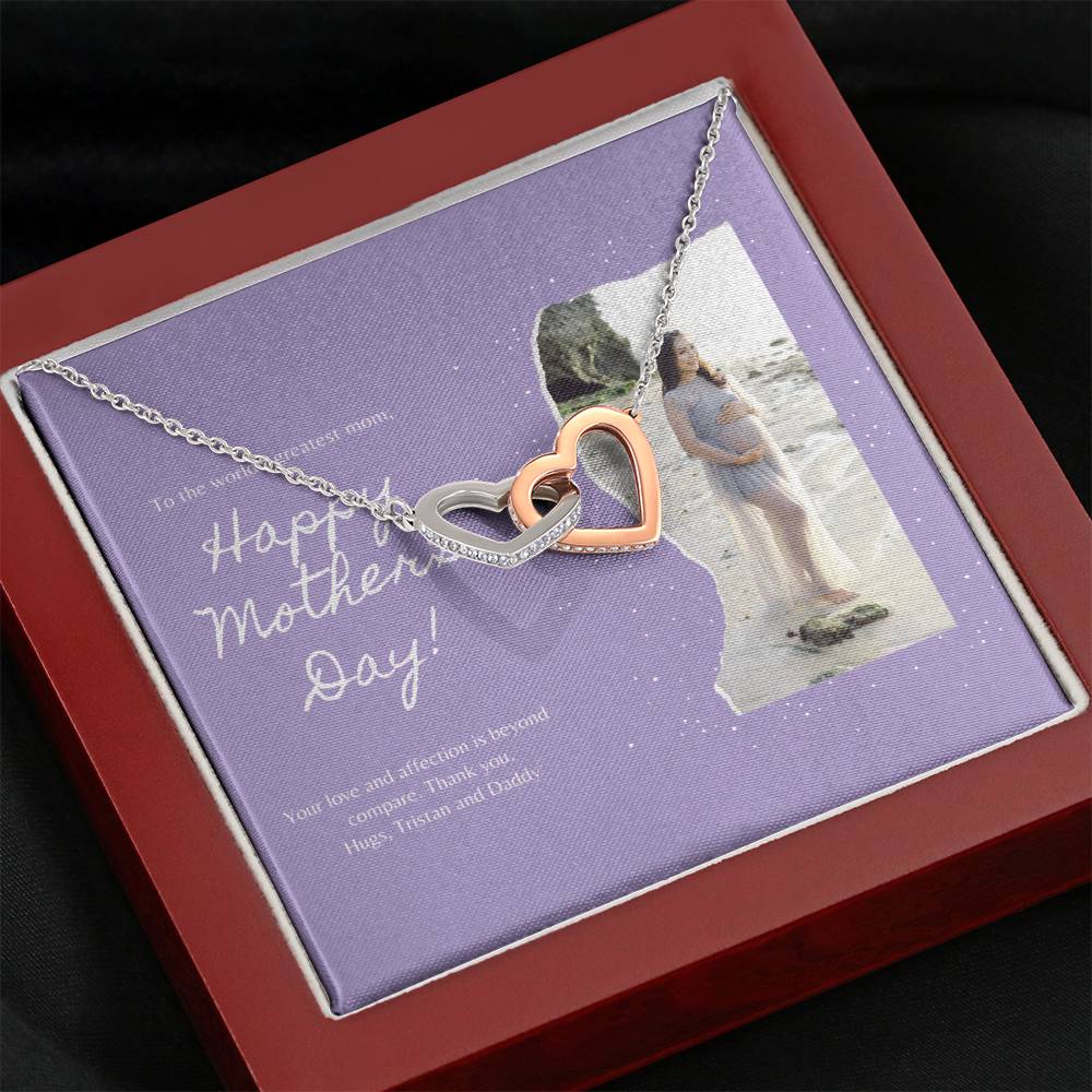 Unbiological Mom, Mom Birthday Gift, First Mothers Day Gift, Grandma and Mom Necklace, Custom Name Necklace, Mothers Day Gift From Husband, Unbiological Mom Gift,