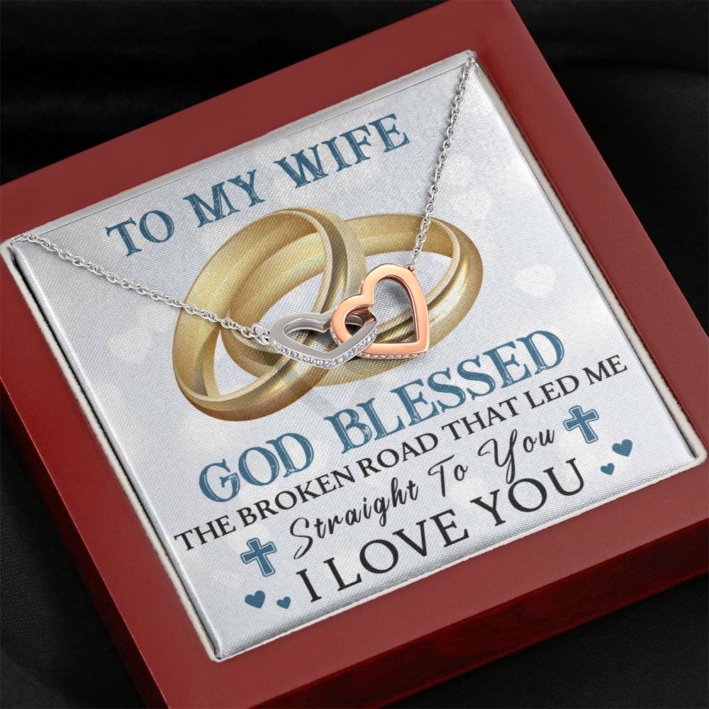 To My Wife Necklace From Husband, Best Necklace For Wife, Husband To Wife Gifts, Wife Gifts From Husband