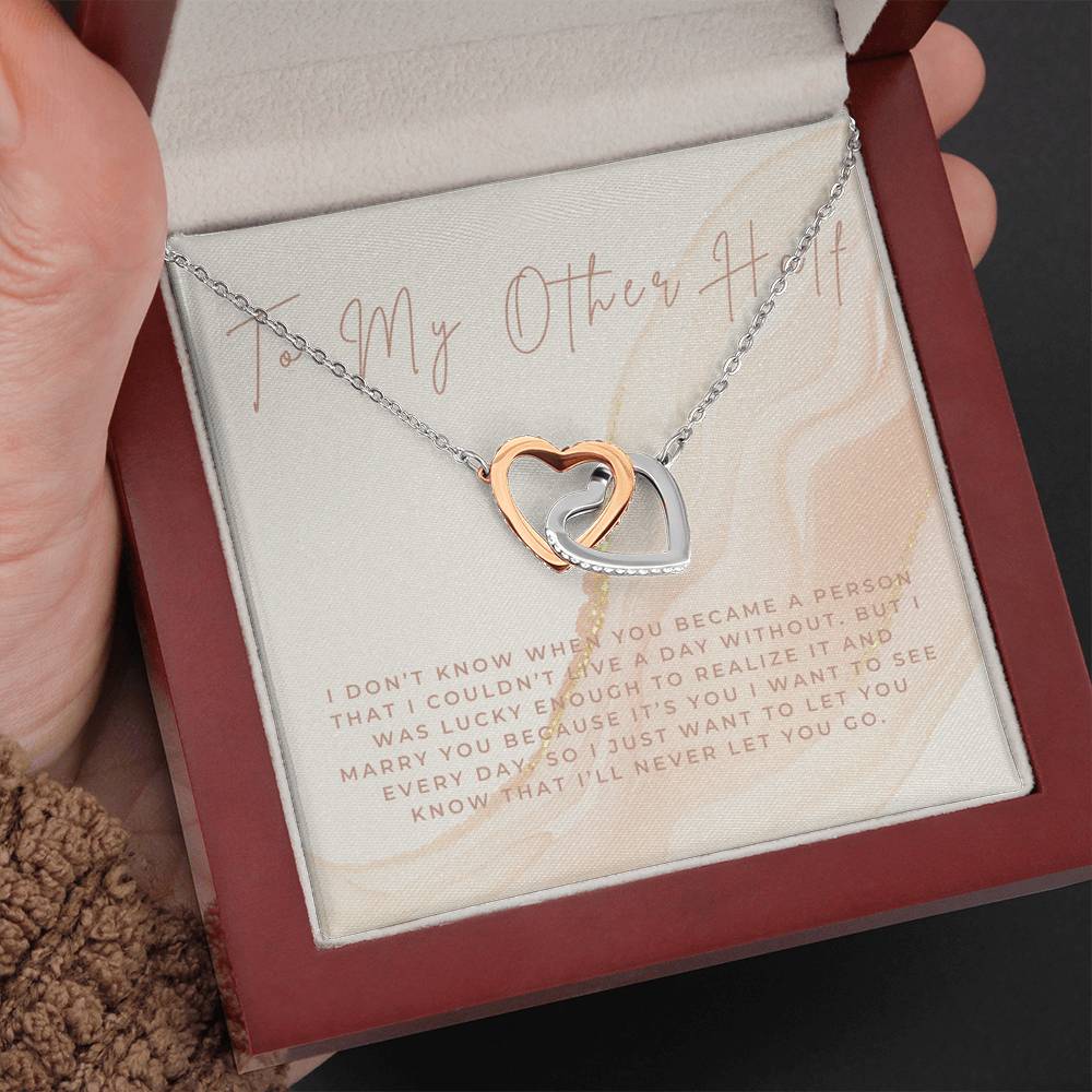 Gift For My Other Half, Gift Necklace For Spouse, Anniversary Gift For Wife, Birthday Jewelry