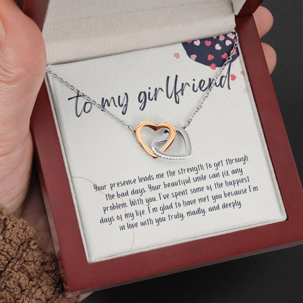 Girlfriend Gift Necklace For Birthday, Anniversary, Valentine's Day, Jewelry for Her, Best Girlfriend Gift With Personalized Message