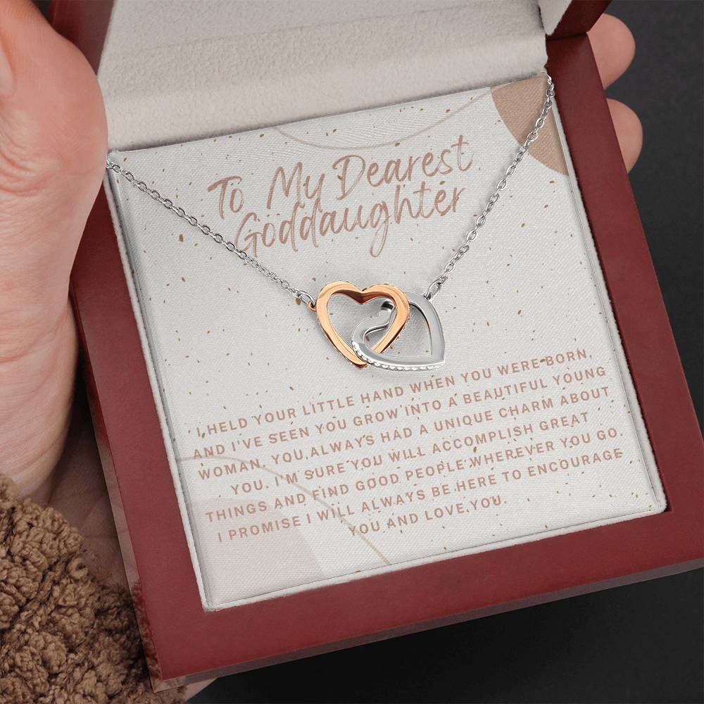 Goddaughter Gift Necklace, Personalized Card for Goddaughter, Gift Idea for Goddaughter