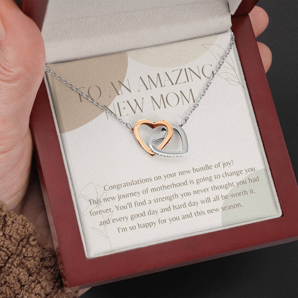 Gift for New Mom, Congratulations For New Mom, Baby Arrival Gift Necklace For Mom