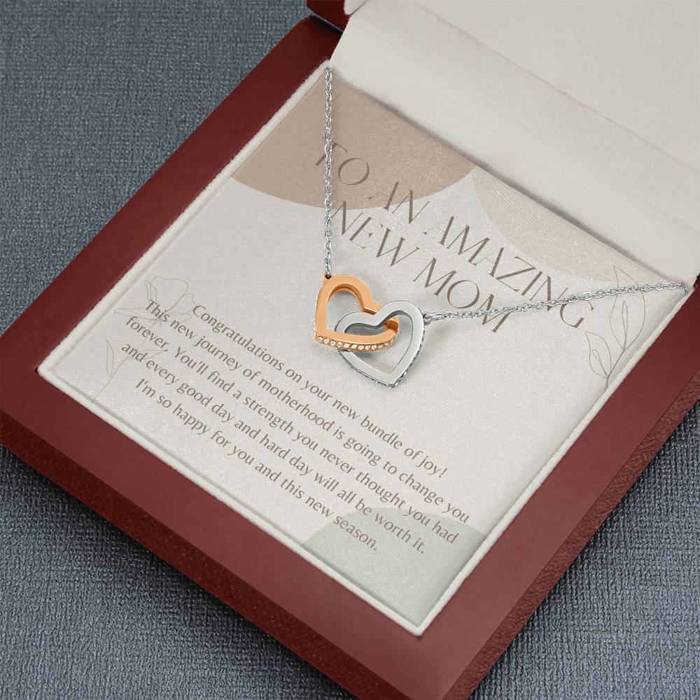 Gift for New Mom, Congratulations For New Mom, Baby Arrival Gift Necklace For Mom