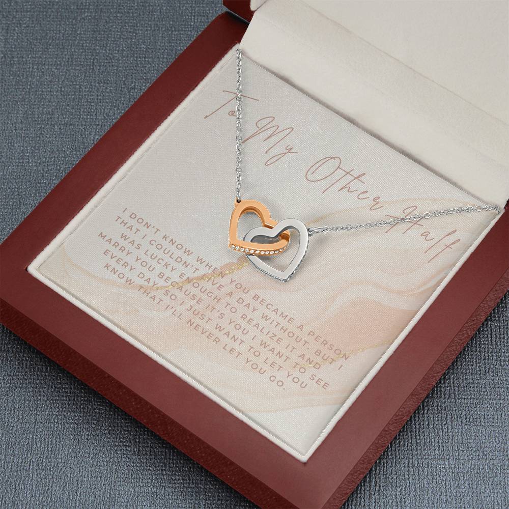 Gift For My Other Half, Gift Necklace For Spouse, Anniversary Gift For Wife, Birthday Jewelry