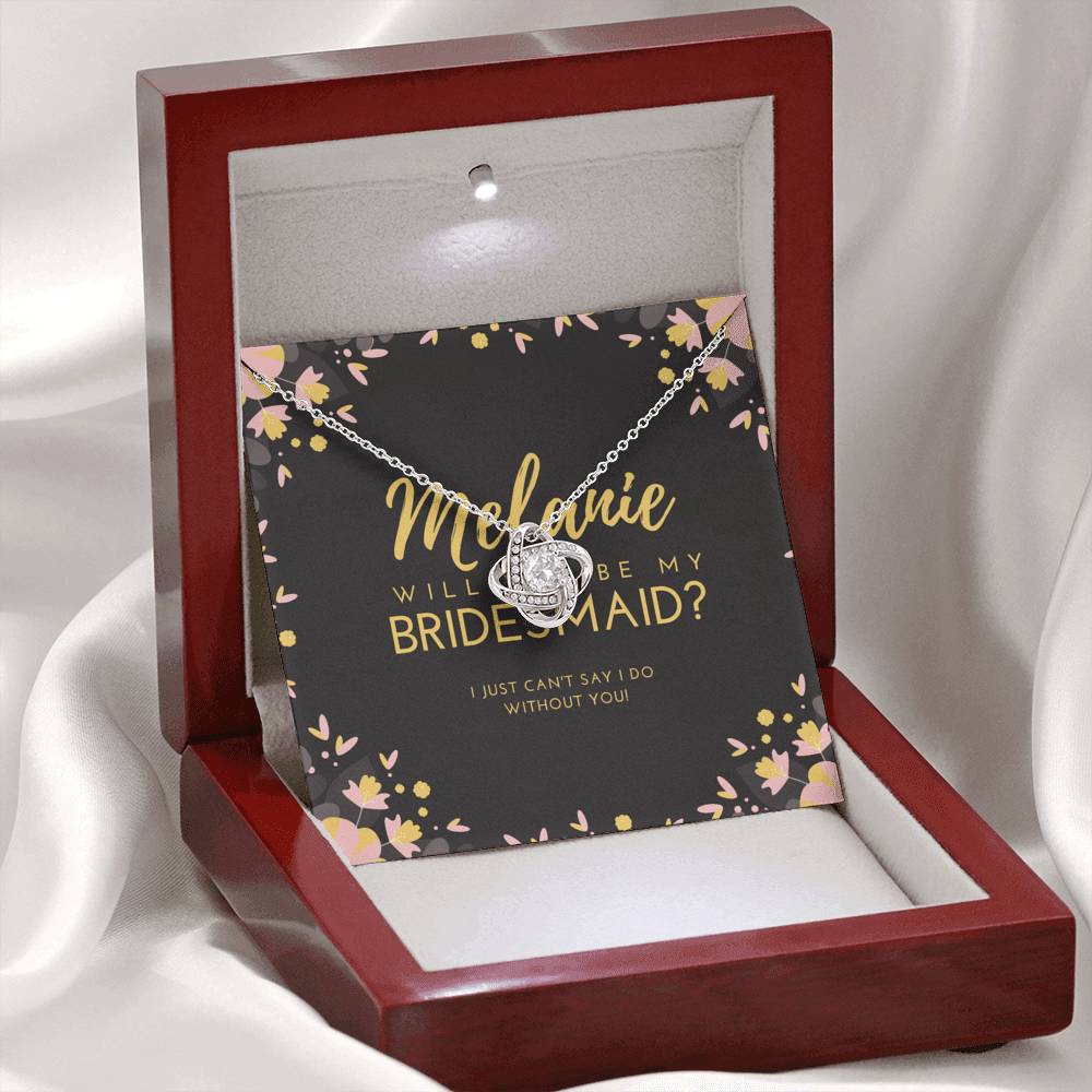 Bridesmaid Gifts, Wedding Gifts & Mementos, Bridesmaid Proposal Gifts, Gift For Bridesmaids Jewelry, Tie the Knot, Wedding Gift, Bridesmaids Jewelry,