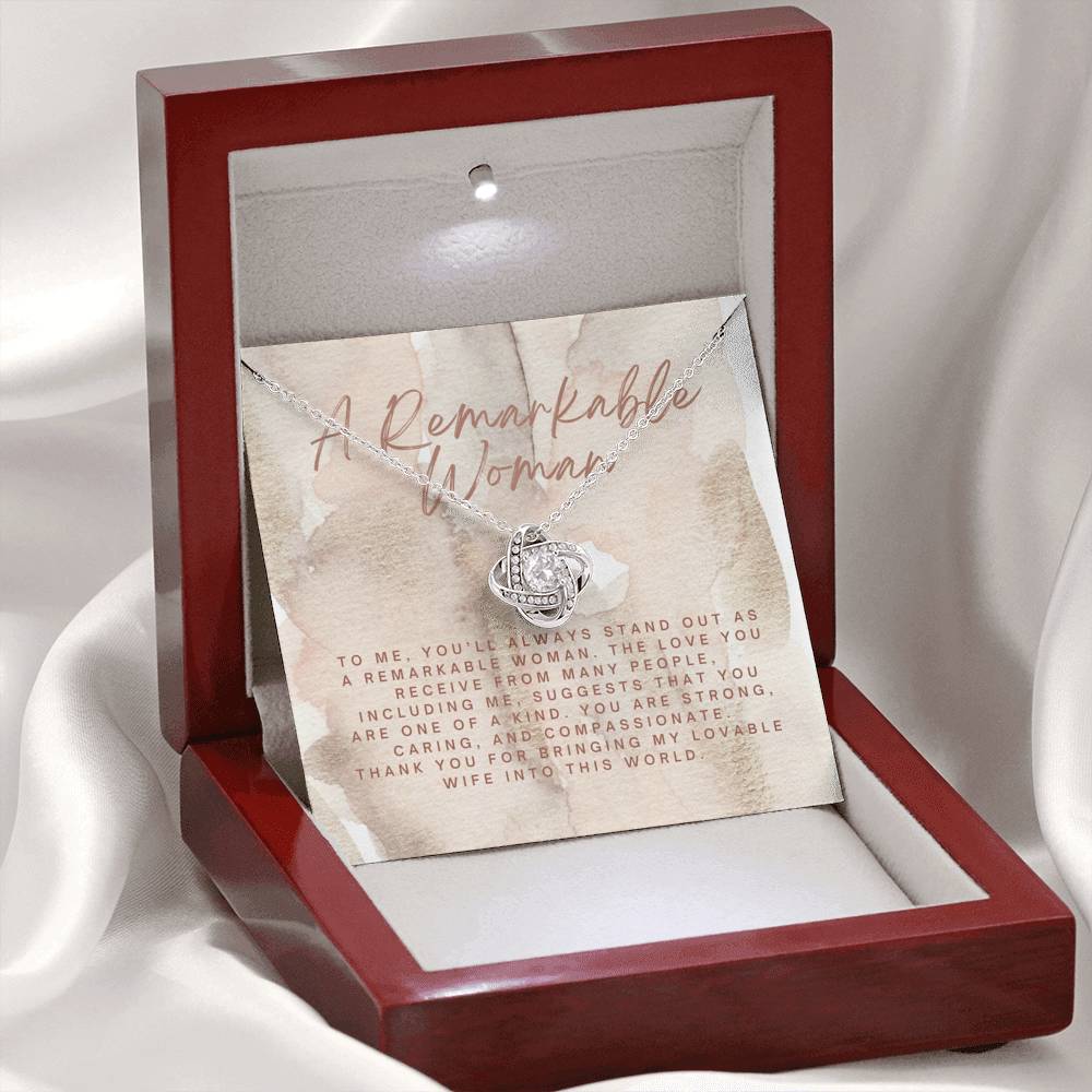Best Gift for Mother-in-Law, Gift Necklace for Mother-In-Love, Special Card for Mother-In-Law, Gift from Son-In-Law
