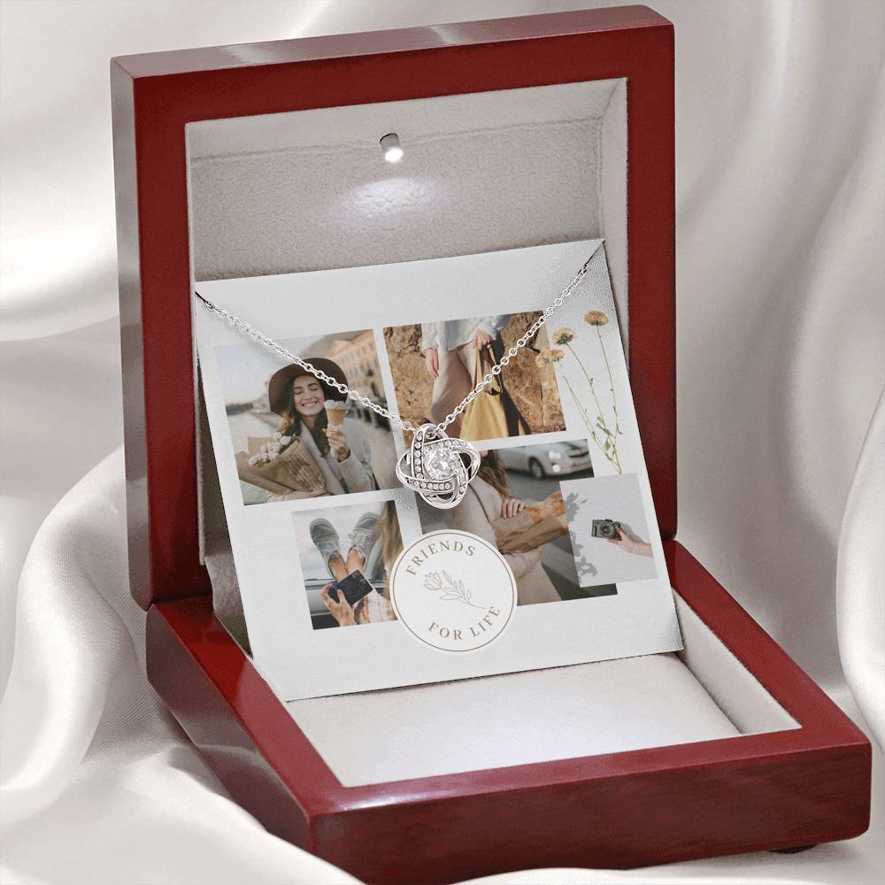 Friendship Necklace Gift For Women To My Best Friend Spiritual Pendent On Birthday Engagement Graduation Gift With The  Message Card