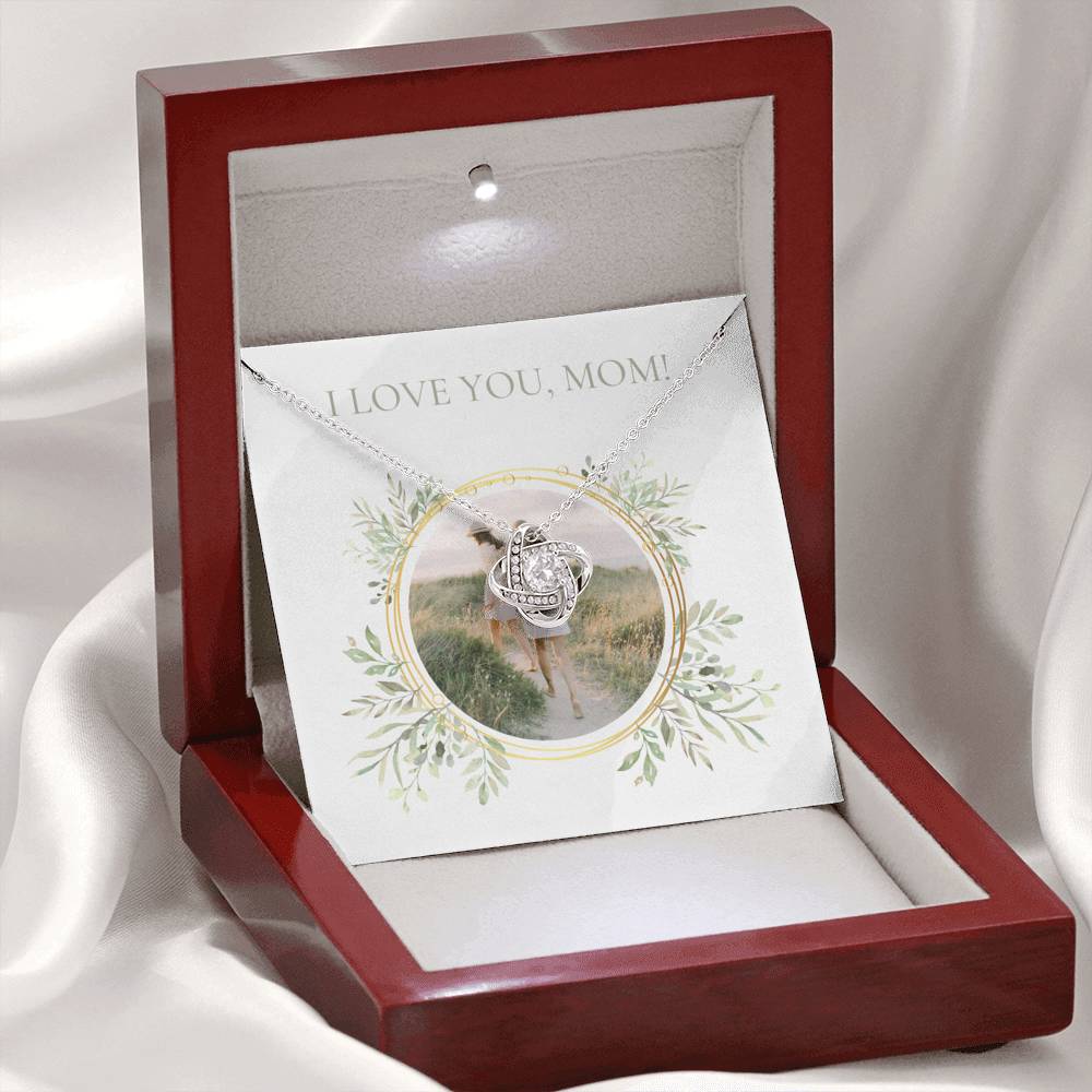 Custom Mother's Day Gift, Gift for Mom, Personalized Picture Gift, Necklace for Mom, Gift Box for Mom