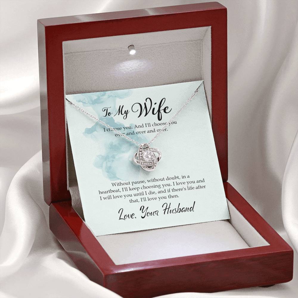 To My Wife Necklace, Anniversary Gift for Wife, Birthday Gift for Wife, Necklace for Wife, Gift for Wife Birthday, Valentine’s Gift for Wife, Handmade Necklace, Necklace for Women,