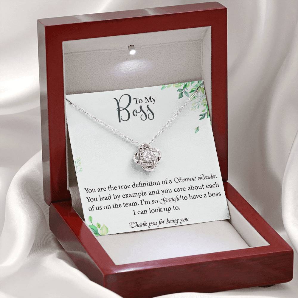 Boss Appreciation Necklace For Your Boss Thank You Gift From Employees