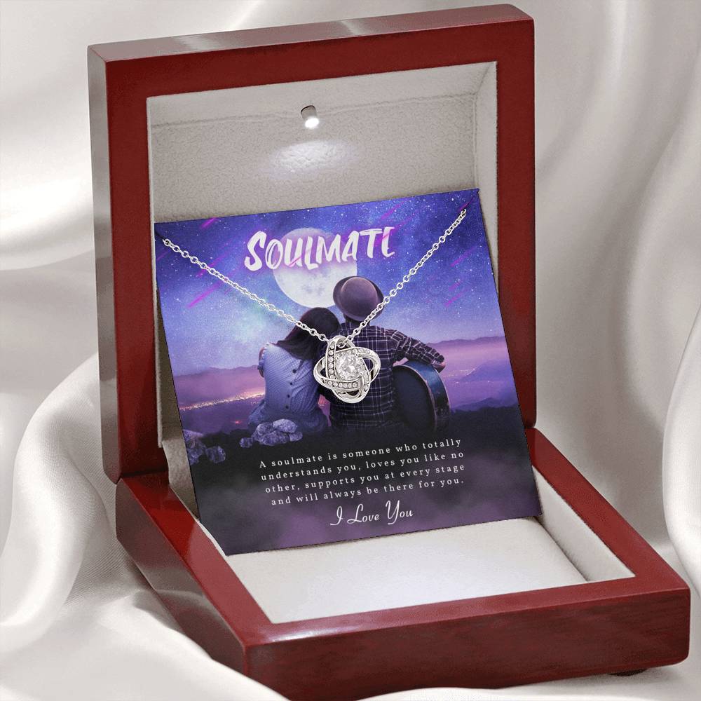 To My Soul Mate Necklace, Engagement Gift for Soul Mate, Sentimental Gift for Wife , Meaningful Gift for Fiancee, Wife Necklace Gift