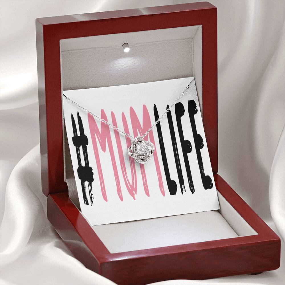 Funny Mom Gift, Initial Necklace for Mom, Mothers Day Personalized, Mom and Daughter Necklace, Stepmom Birthday Gift, Mothers Day Gift Box, Mom Gift