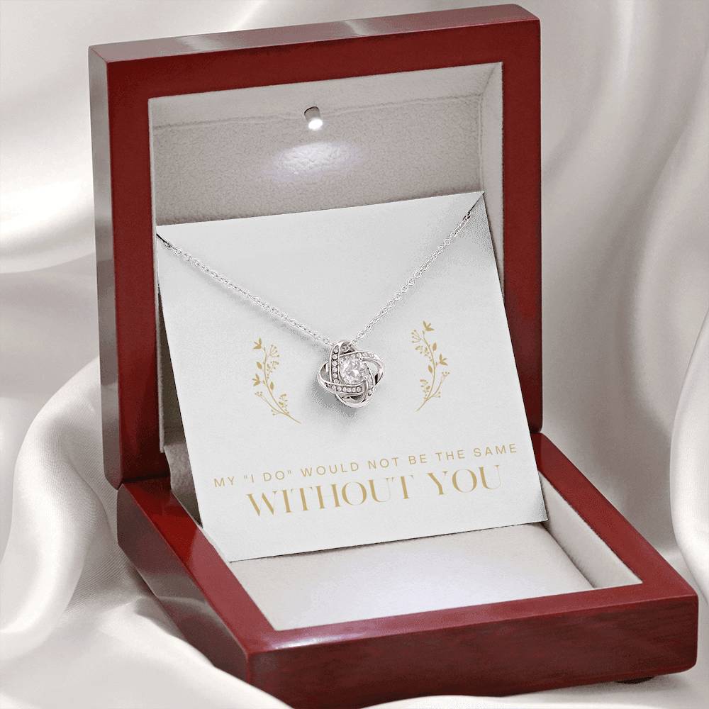 Personalized Gift Necklace For Women Love Knot Pendent For Mom Wife On  Mother's Day Valentine Day Gift