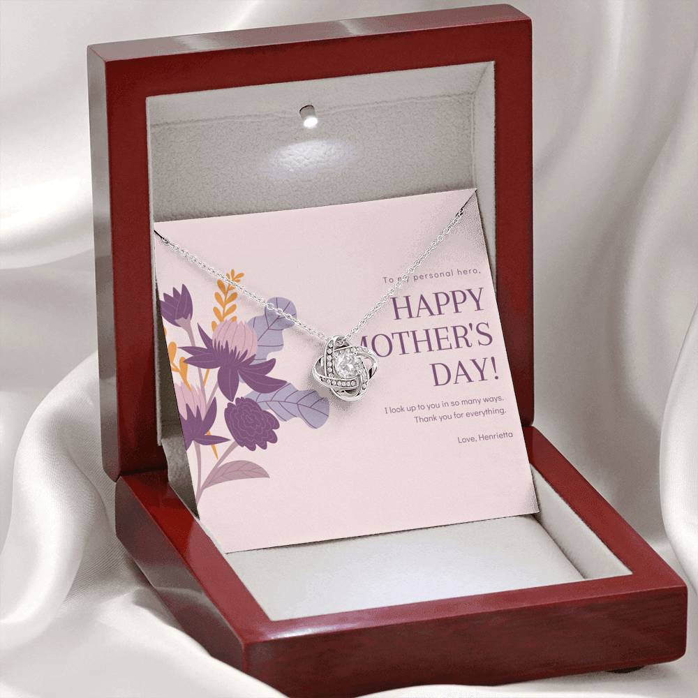 Daughter to Stepmother Necklace Gift, Mother and Daughter Necklace, Second Mom Gift, Custom Stepmom Necklace, Jewelry Gift for My Second Mom, Personalized Mother Day Necklace, 1st Mothers Day Gift,