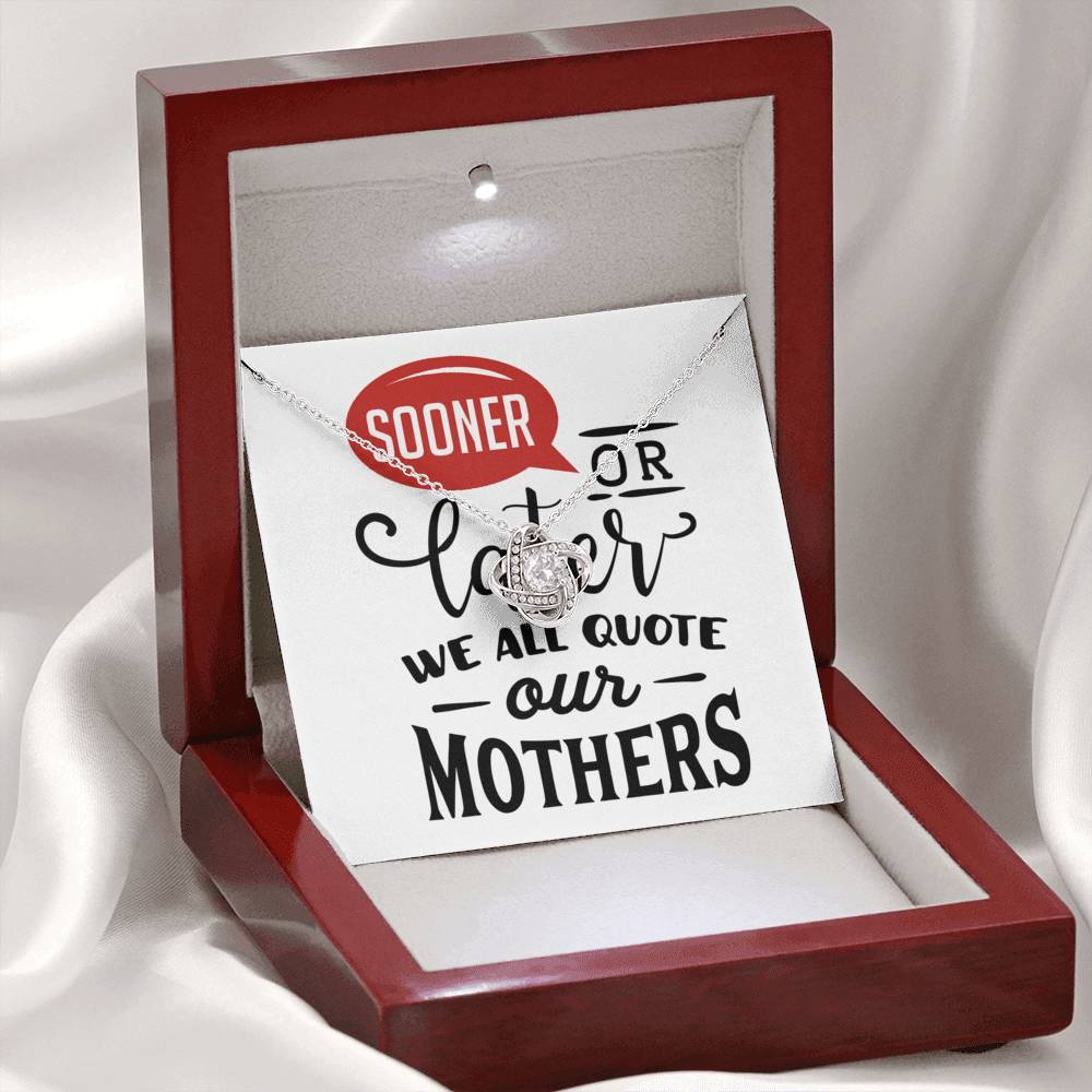 Birthday Gift for Step Mom to Say Thank you, Mom Birthday Card, Mothers Day Gift Box, Custom Stepmom Necklace, Personalized Jewelry, Mom and Daughter Necklace, Mothers Day Gift From Son,