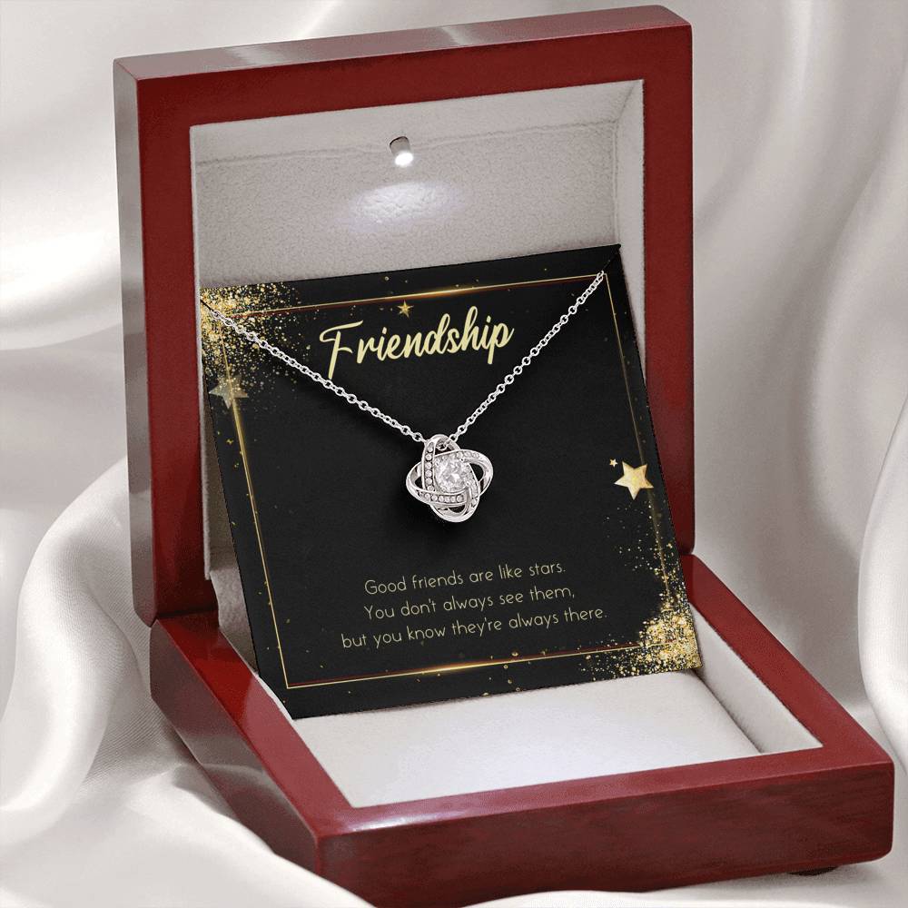 Necklace Gift To My Best Friend Love Knot Friendship Spiritual Pendent On Her Wedding