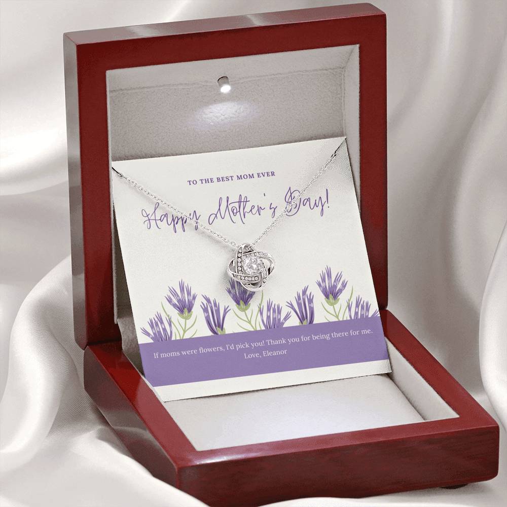 Mother's Day Necklace Gift For Women To My Mom Mother In Law Step Mom Grandma For Great Job Thank You Gift With The Message Card