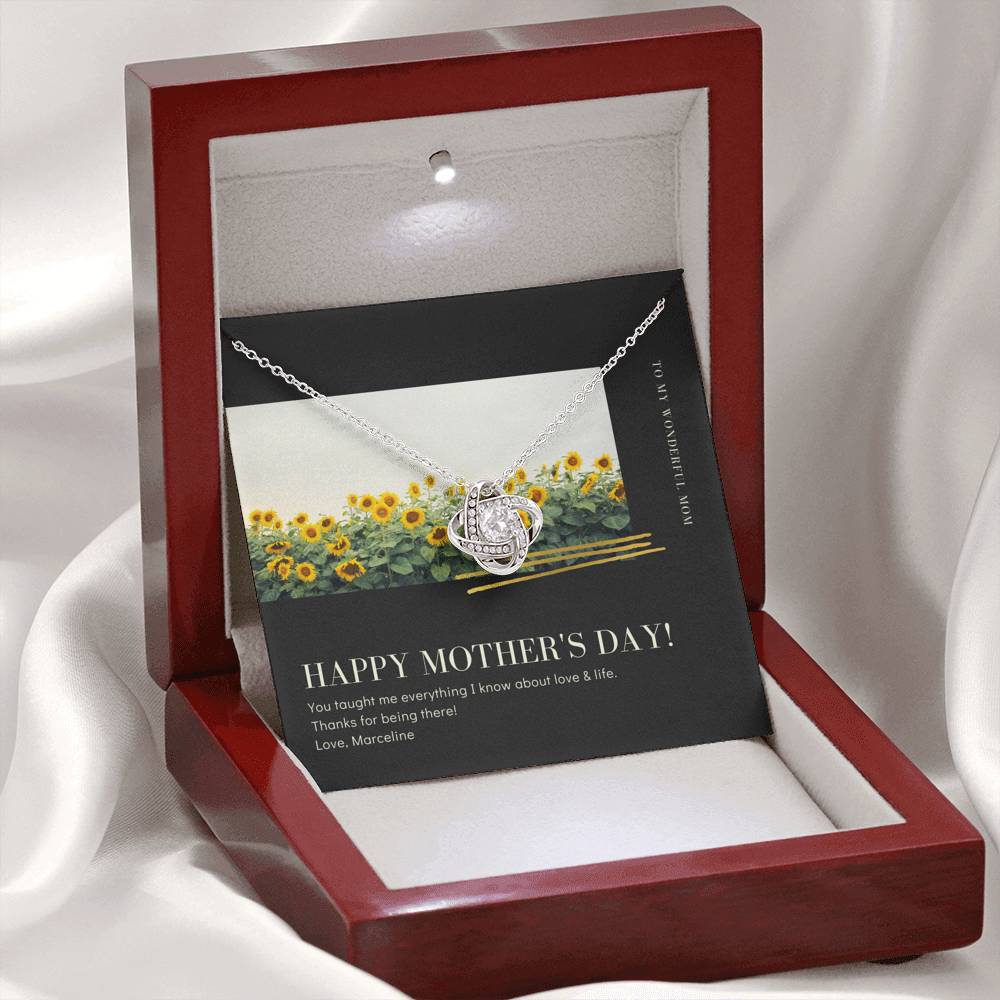 Mother's Day Necklace Gift To My Mom Appreciation Thank You For Great Job Pendent Gift With The Message Card For Mother In Law Step Mom Grand Mother