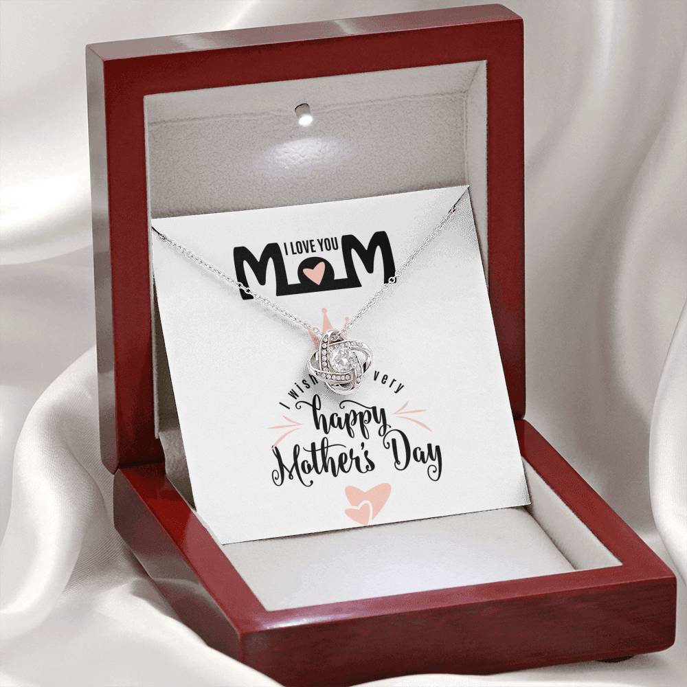 Birthday Presents For Mom, New Mom Gift, Necklace for Mom, To My Mom on my wedding day, Birthday Presents For Mom, To My Mom Card Mom Necklace with Kids Initials,