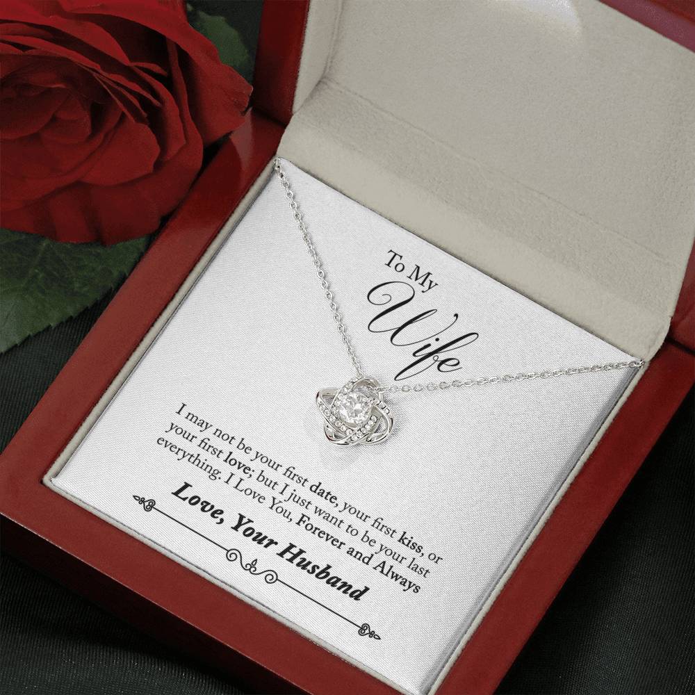 To My Wife Necklace, Forever And Always Necklace, Wife Gift, Engagement Gifts For Fiance, Wife Jewelry, Heart Necklace