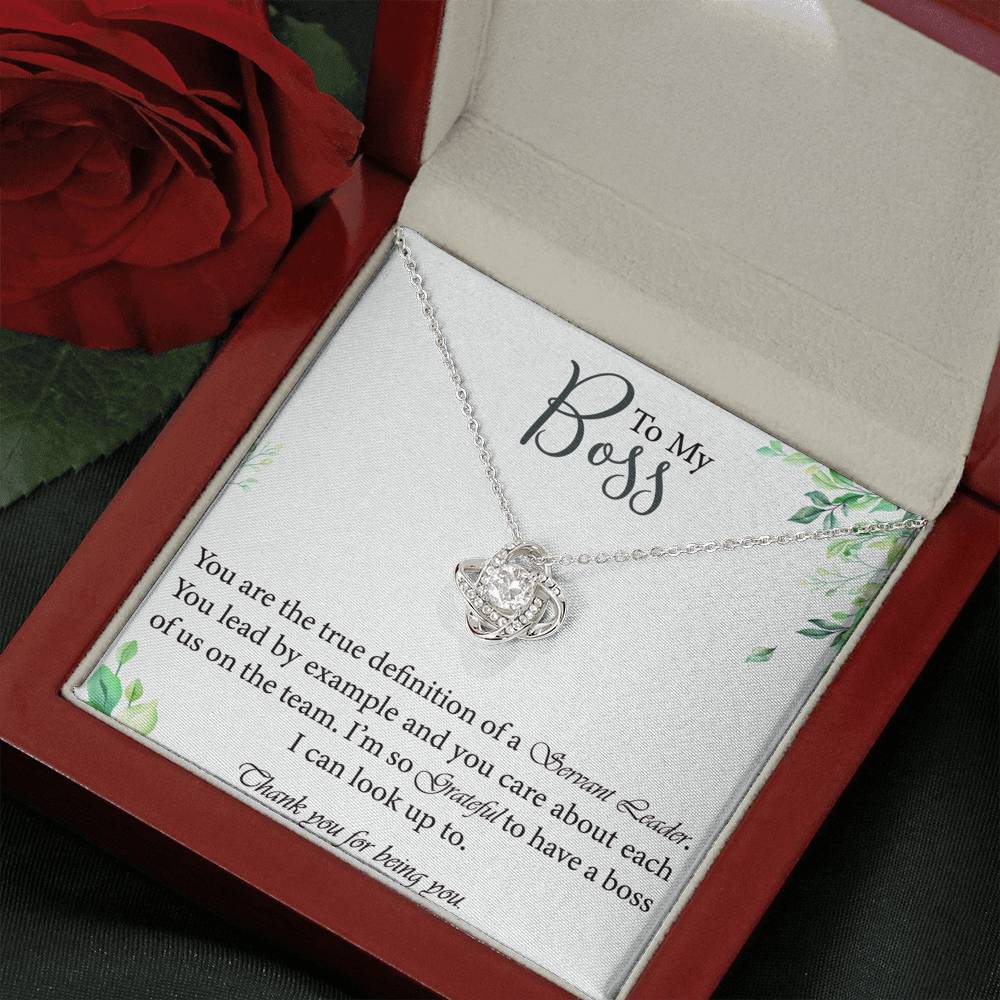 Boss Appreciation Necklace For Your Boss Thank You Gift From Employees
