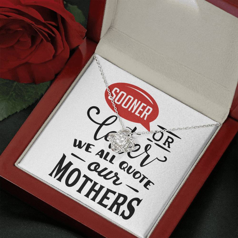 Birthday Gift for Step Mom to Say Thank you, Mom Birthday Card, Mothers Day Gift Box, Custom Stepmom Necklace, Personalized Jewelry, Mom and Daughter Necklace, Mothers Day Gift From Son,
