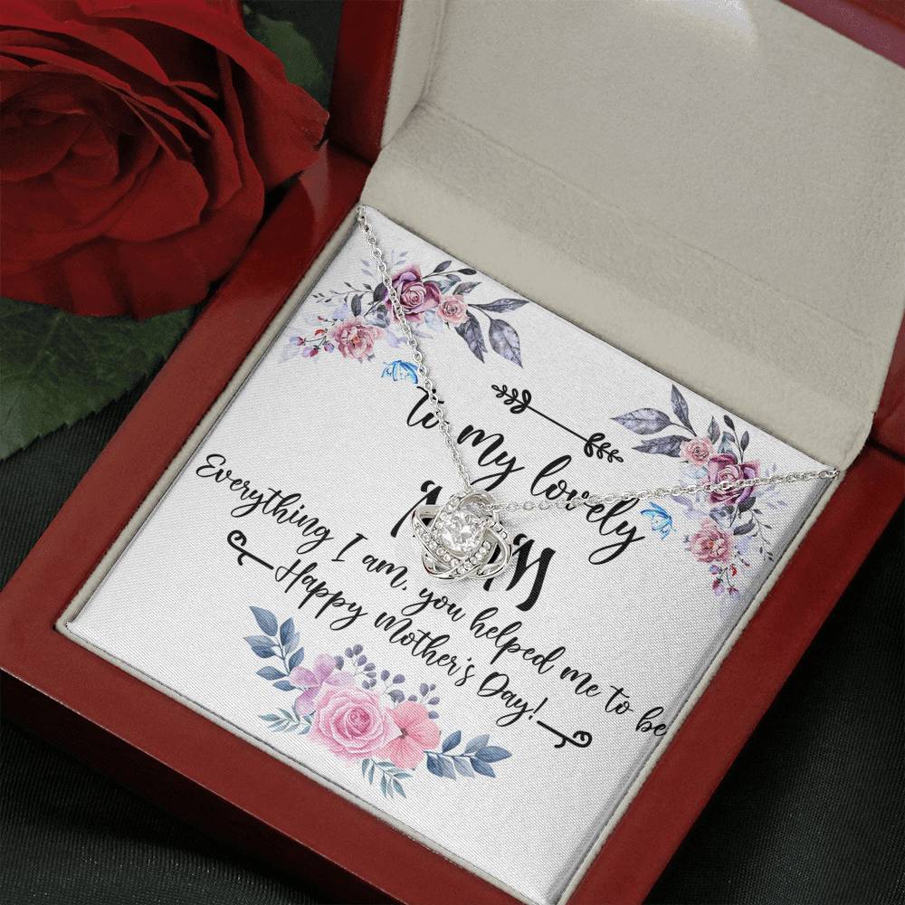 Unbiological Mom, Name Necklace, Gift ideas, Mother in Law Gift, Foster Mom Gift,  Personalized Jewelry, Gift for Other Mom,