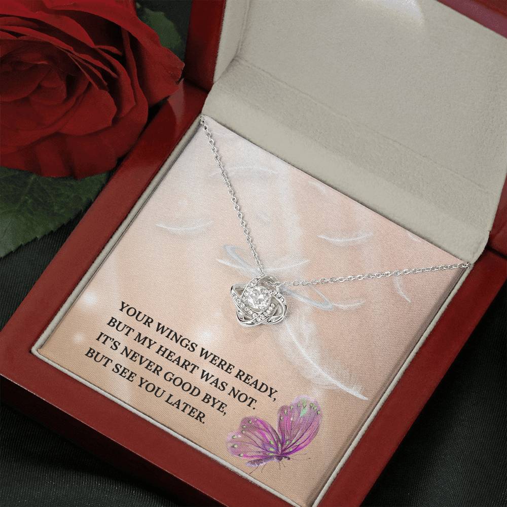 Personalized Memorial Pendant Necklace, Bereavement Gift, Butterfly Necklace, Birthstones & Personalized, Family Remembrance