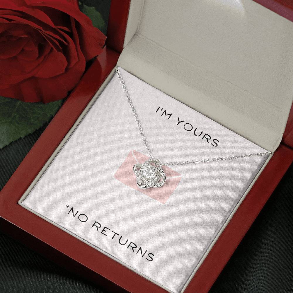 Gift For Women Love Knot Pendent To My Wife Forever Love Bond Necklace For Girlfriend On Birthday Valentine's Day Gift