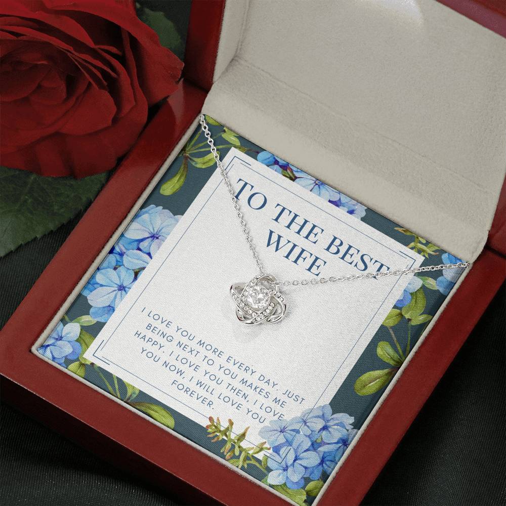 Gift To My Wife Forever Love Knot Pendent Gift On Valentine's Day Birthday Anniversary Gift From Husband