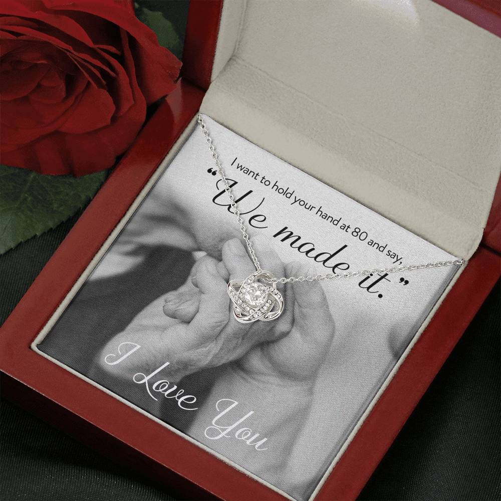 To My Mom Mother In Law Fiancée Bride Personalized Necklace Gift From Fiancé Husband Boyfriend Daughter Son With The Message Card