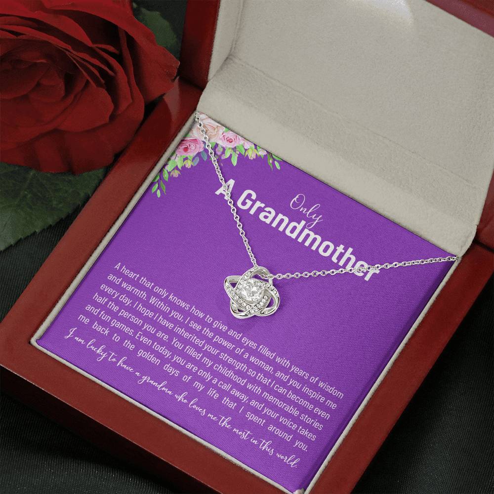 To My Grandma Granny Grandmother Gift For Her Birthday Valentines Christmas From Grandson Granddaughter  Grandpa Grandchildren Necklace Gift