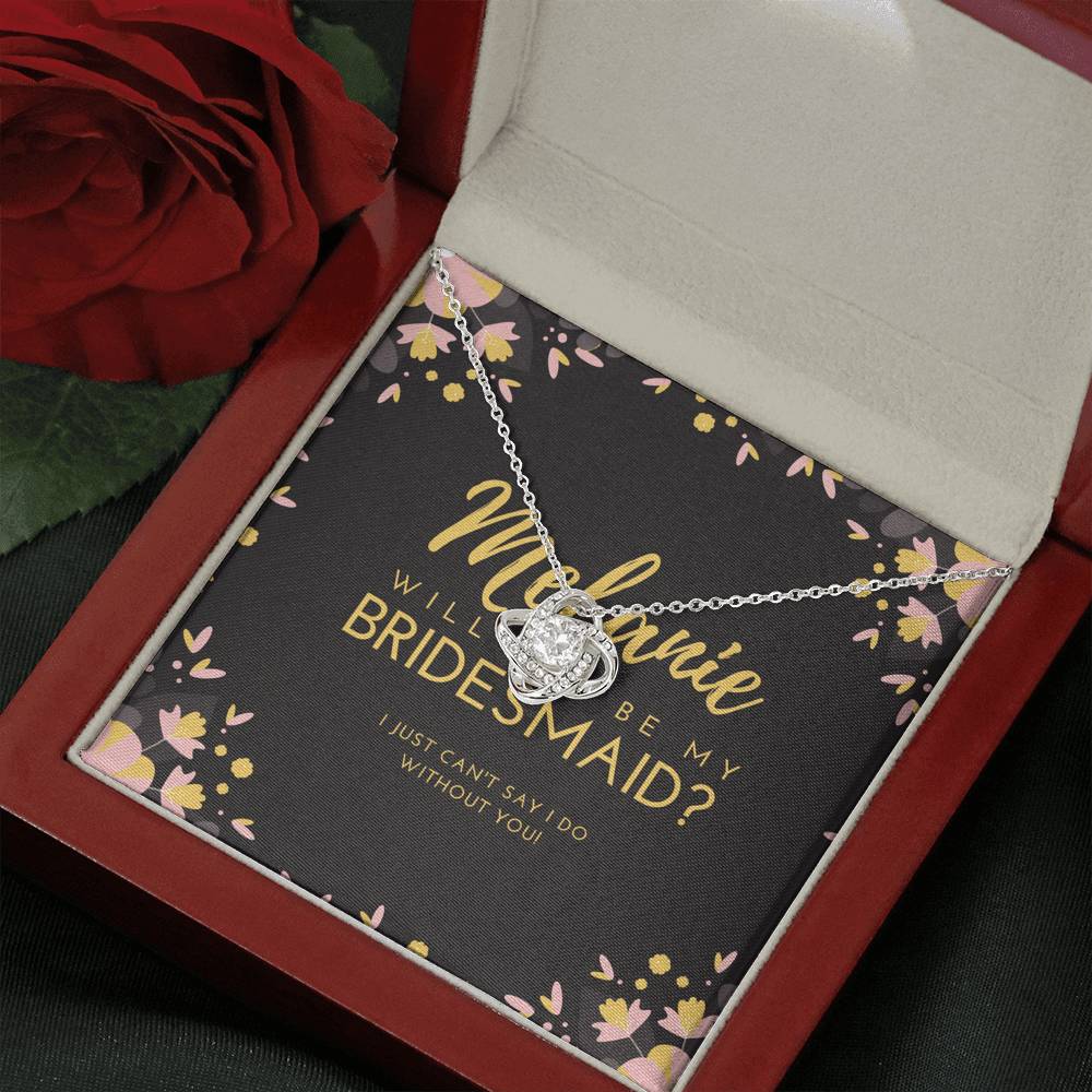 Bridesmaid Gifts, Wedding Gifts & Mementos, Bridesmaid Proposal Gifts, Gift For Bridesmaids Jewelry, Tie the Knot, Wedding Gift, Bridesmaids Jewelry,