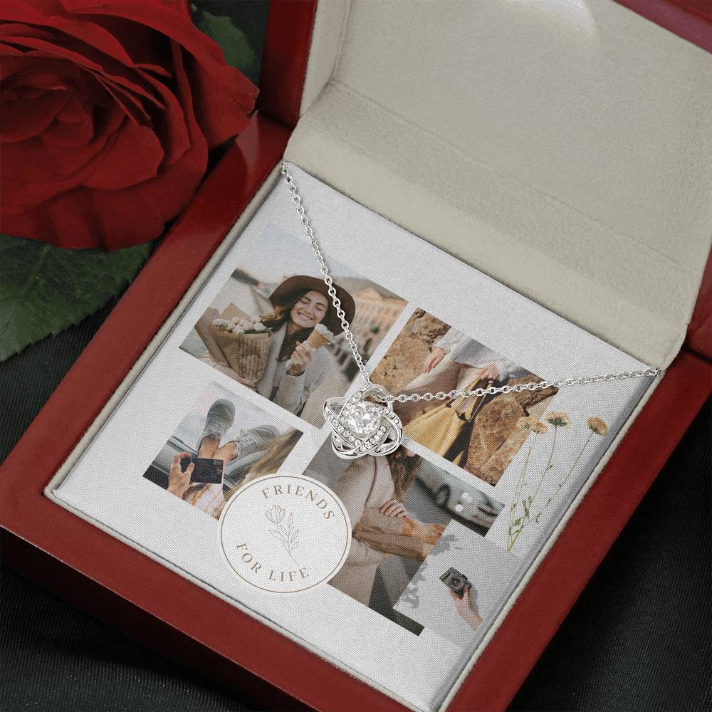 Friendship Necklace Gift For Women To My Best Friend Spiritual Pendent On Birthday Engagement Graduation Gift With The  Message Card