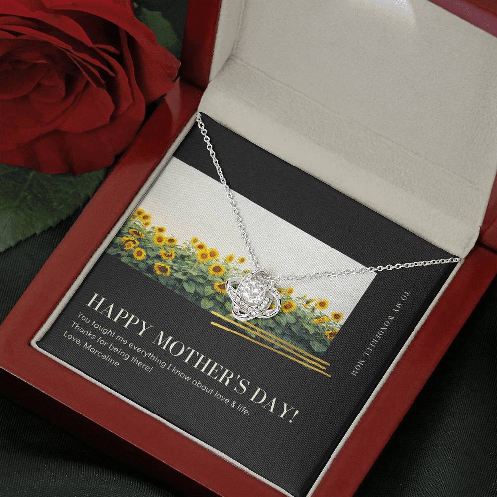 Mother's Day Necklace Gift To My Mom Appreciation Thank You For Great Job Pendent Gift With The Message Card For Mother In Law Step Mom Grand Mother