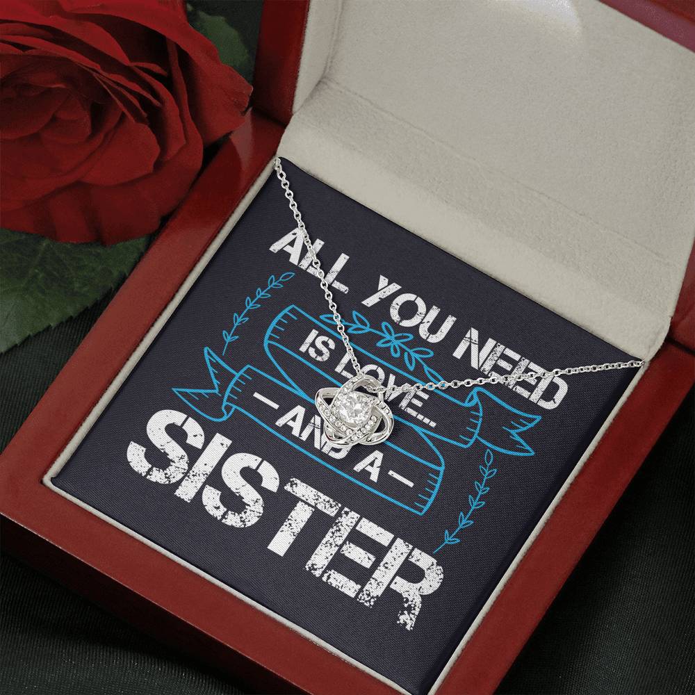 To My Sister Step Sister Best Friend Gift For Sis Birthday Valentines Graduation From Sister Brother Stepsister Stepbrother Necklace Gift