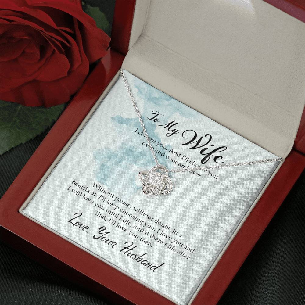 To My Wife Necklace, Anniversary Gift for Wife, Birthday Gift for Wife, Necklace for Wife, Gift for Wife Birthday, Valentine’s Gift for Wife, Handmade Necklace, Necklace for Women,