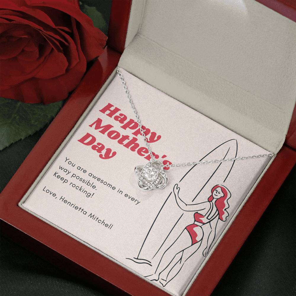To My Mother Mom Best Mommy Bestfriend Mother In Law Stepmom For Mothers Day Birthday From Son Daughter Stepson Stepdaughter Necklace Gift
