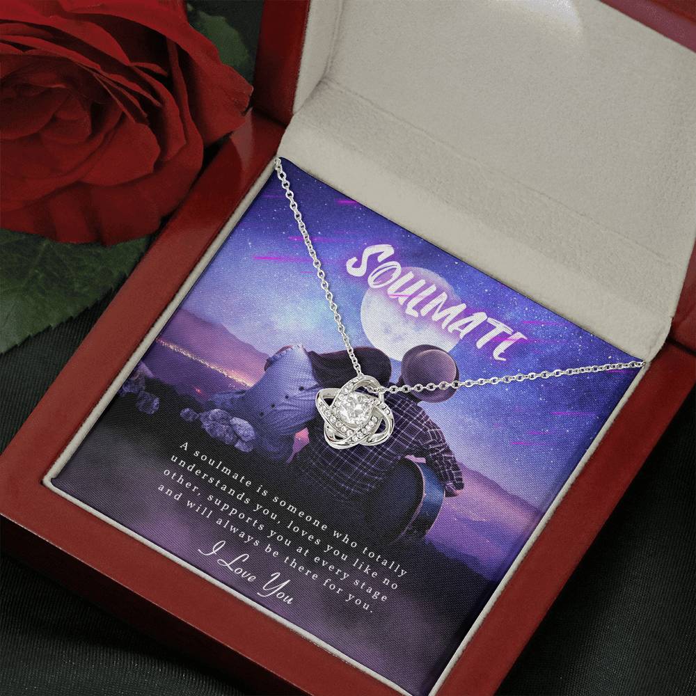 To My Soul Mate Necklace, Engagement Gift for Soul Mate, Sentimental Gift for Wife , Meaningful Gift for Fiancee, Wife Necklace Gift