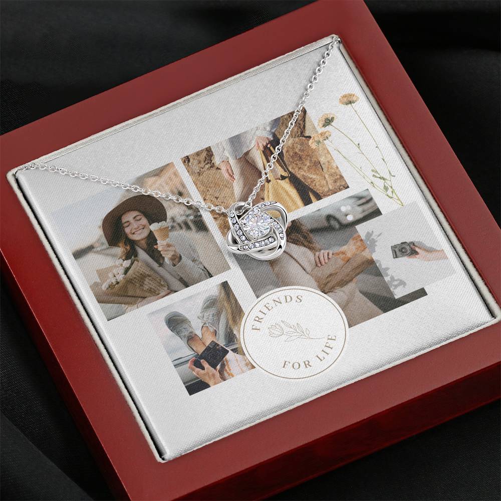 Friendship Necklace Gift For Women To My Best Friend Spiritual Pendent On Birthday Engagement Graduation Gift With The  Message Card