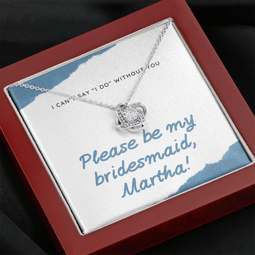 Engagement Gift, Bridal Party Gift, Bridesmaid gift box, Engraving Bridesmaid Necklace, Gift For Bridesmaids Jewelry, Personalized Initial Bridesmaid Gift, Bridesmaid Gifts,
