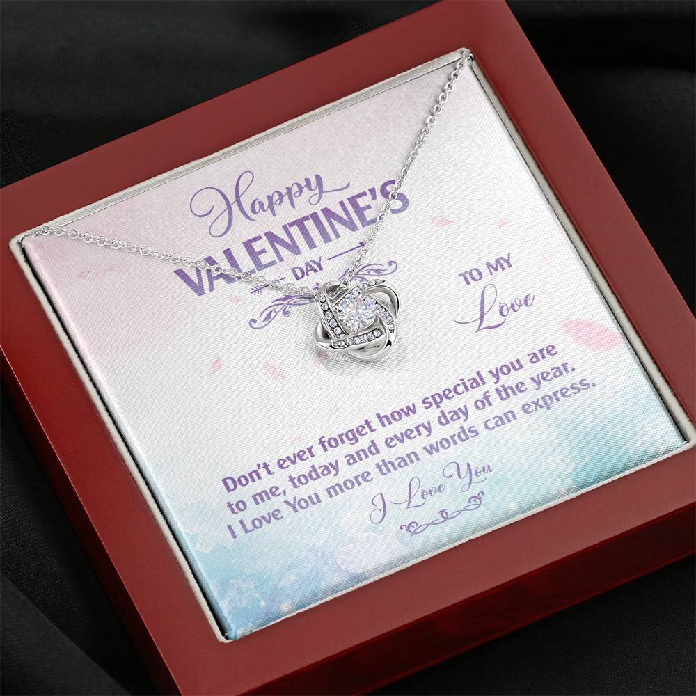 Necklace Gift To My Wife On Her Birthday Party Forever Love Pendent From Husband
