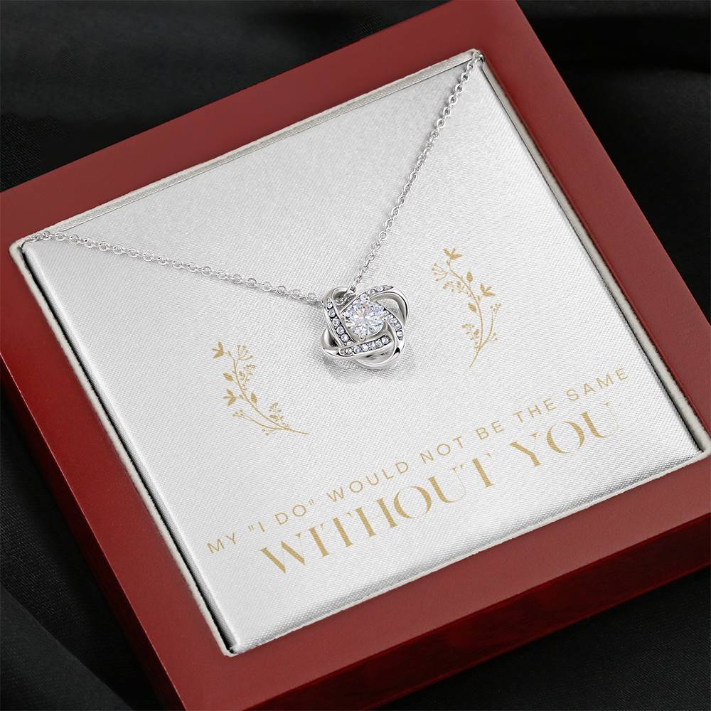 Personalized Gift Necklace For Women Love Knot Pendent For Mom Wife On  Mother's Day Valentine Day Gift
