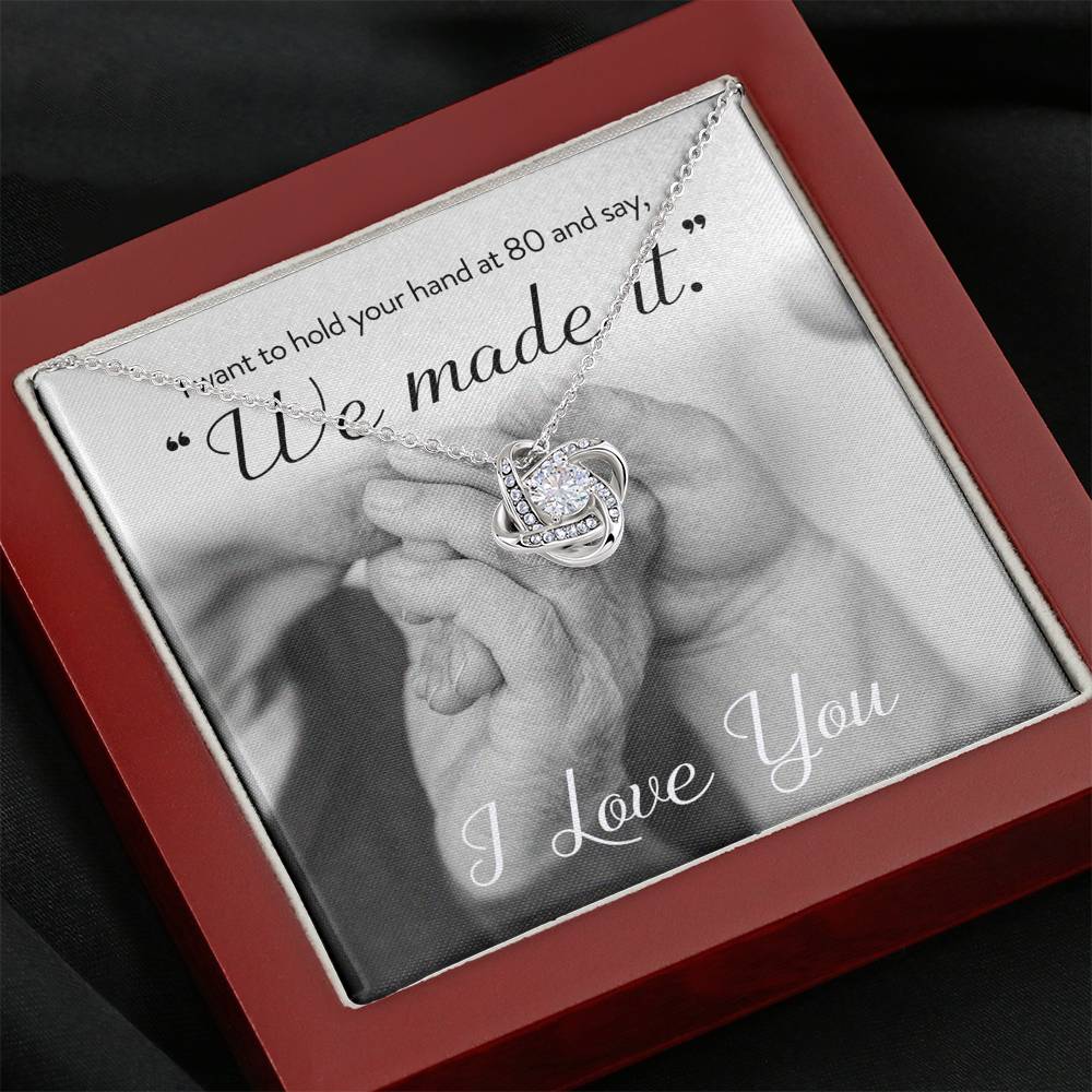 To My Mom Mother In Law Fiancée Bride Personalized Necklace Gift From Fiancé Husband Boyfriend Daughter Son With The Message Card