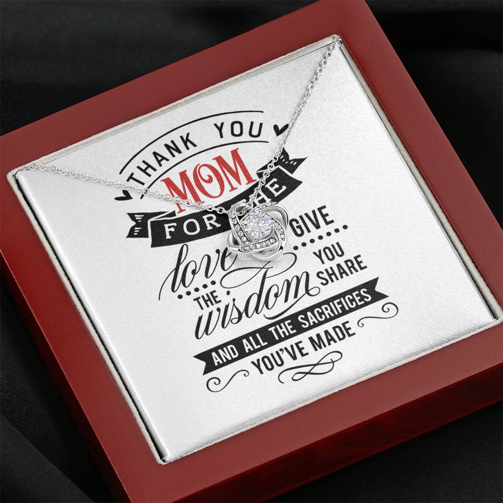 Birthday Gift for Step Mom to Say Thank you, Personalized Jewelry, Mom Necklace, Personalized Necklace For Mom, To My Mom Necklace, Mothers Day Gift from Husband, Mothers Day Gift For Mother in Law,